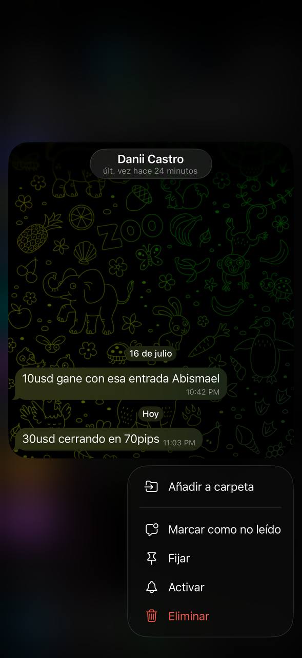 Captura de resultado Dani